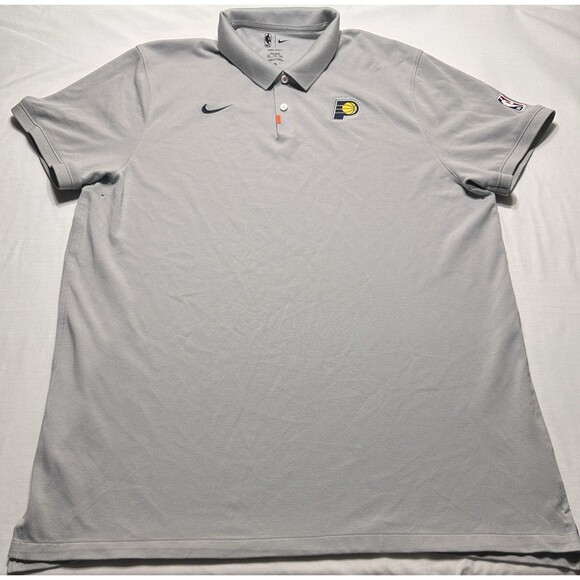 Indiana Pacers Nike Polo Dri FIT Shirt NBA 2XLT XXLT Basketball *READ Blemish - Picture 4 of 10